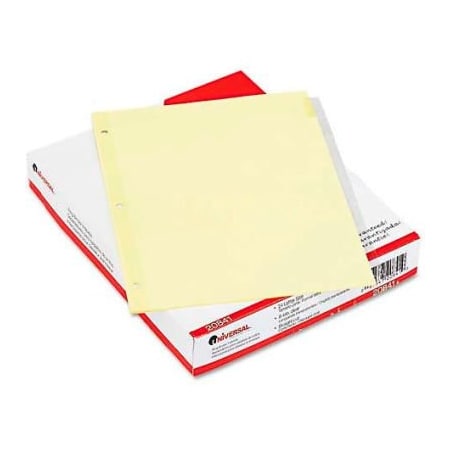 Universal Universal Economical Insertable Index, Clear Tabs, 8-Tab, Letter, Buff, 24 Sets/Box UNV20841***